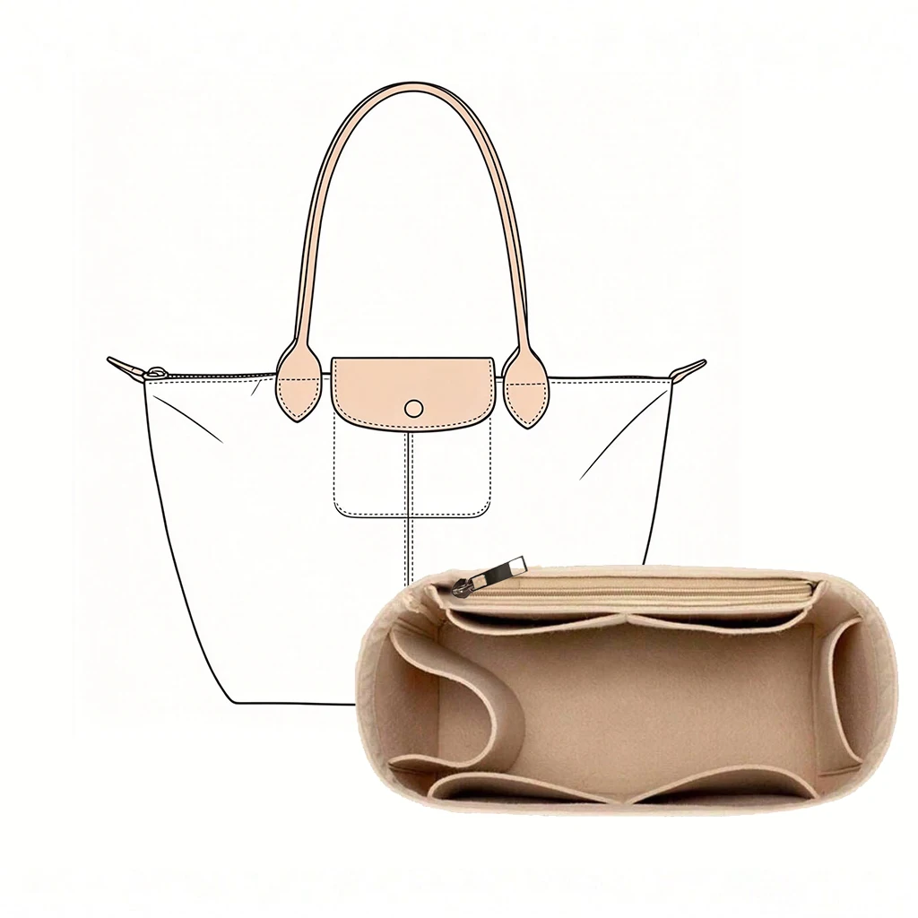 Bag Organizer Felt Purse Inser - огляд і ціна Beauty Makeup Women
